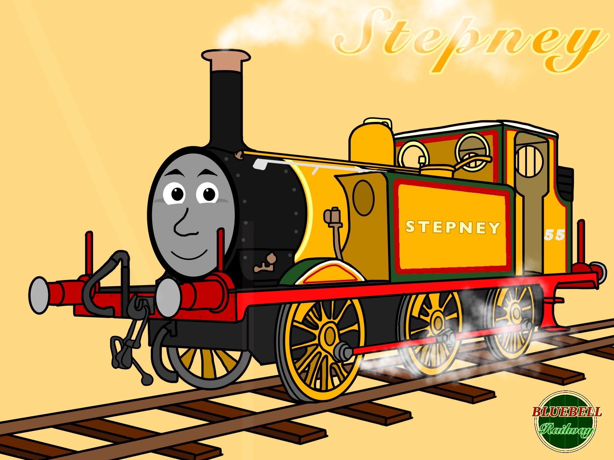 Stepney the Bluebell A1X Class Locomotive by AllahArt7 on DeviantArt