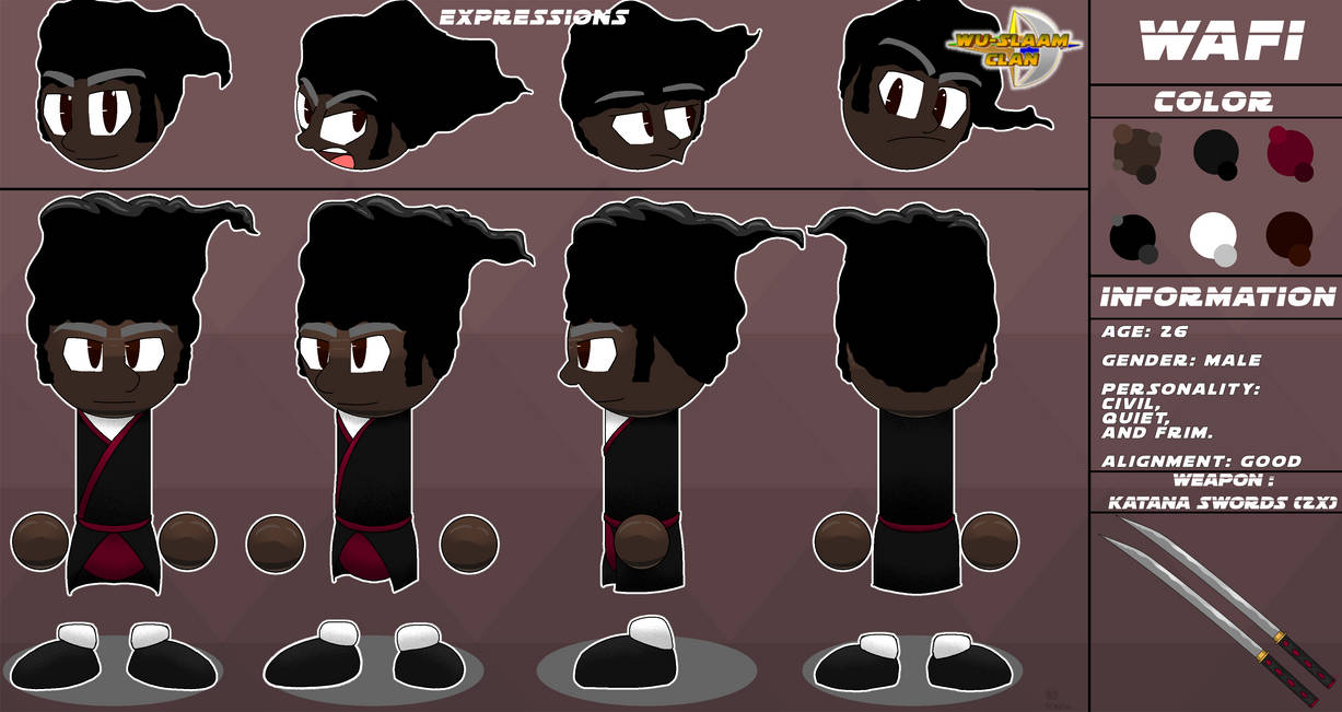 Wafi Reference Sheet by AllahArt7 on DeviantArt