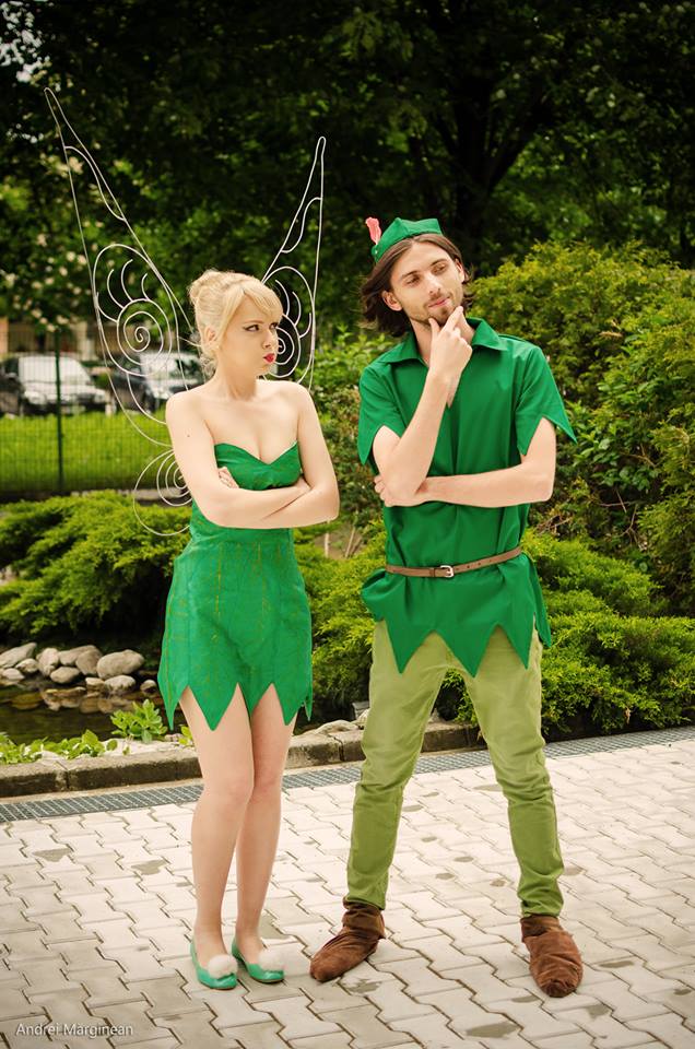 Tinker Bell and Grown-up Peter Pan by kittyliciousme on DeviantArt