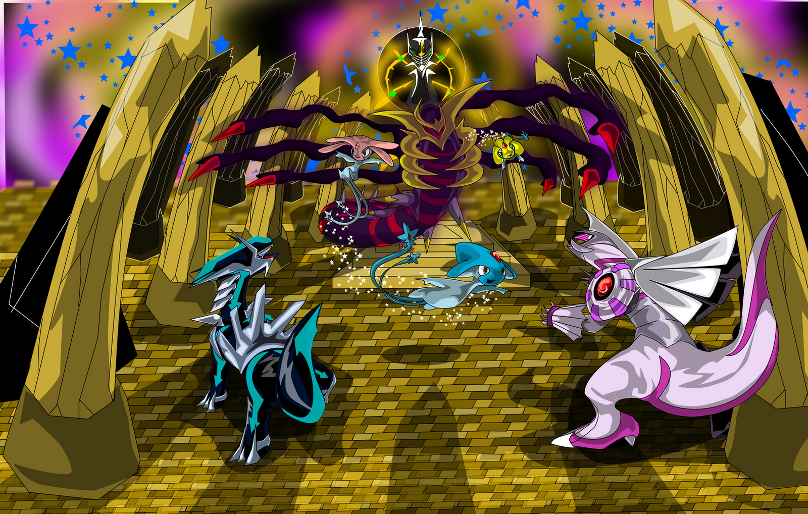 picture Pictures Of Dialga Palkia And Giratina dialga vs giratina vs palkia by.