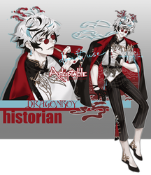 (closed) Adoptable auction|historian dragon(boy)