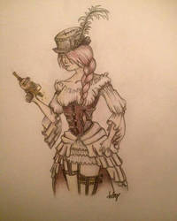 Steampunk woman? 