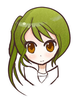 Green-haired Girl