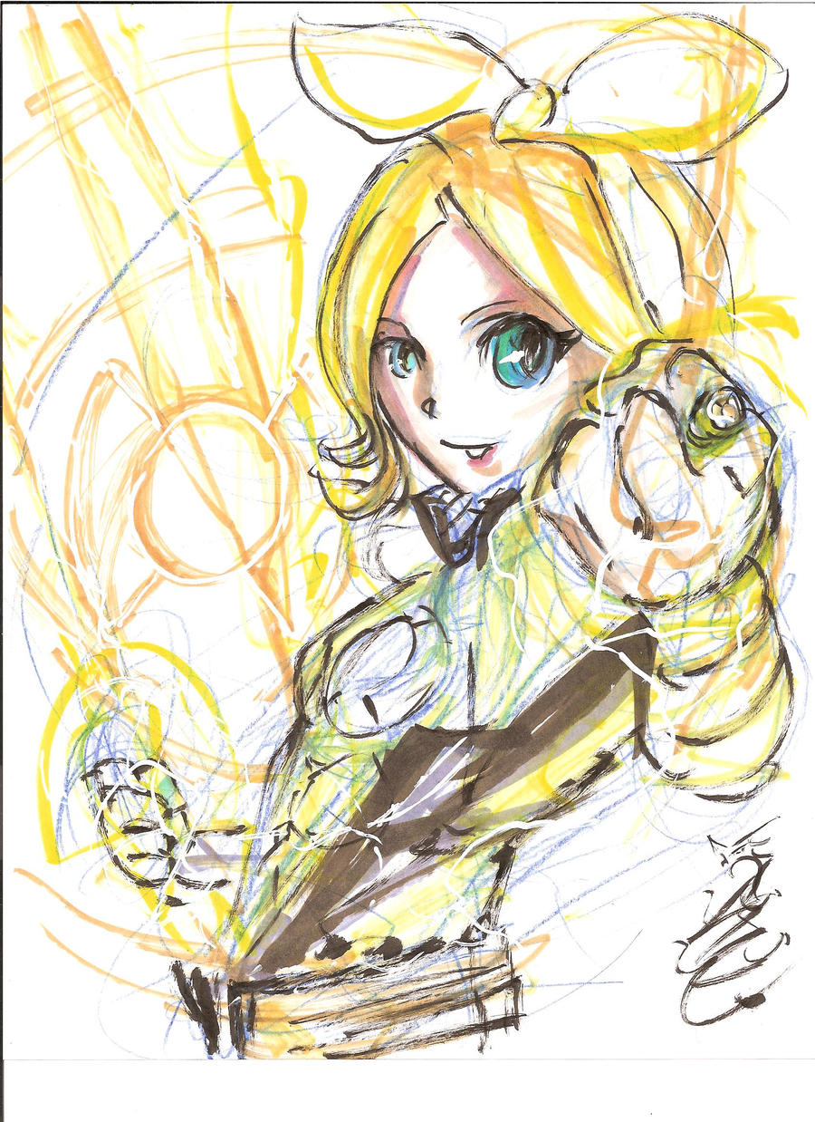 Kagamine Rin Sinestro Corps