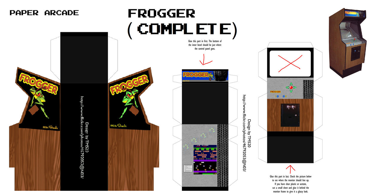 Paper Game Rig Mod Paper Arcade: Frogger by JeovanyNetwork1992 on DeviantArt