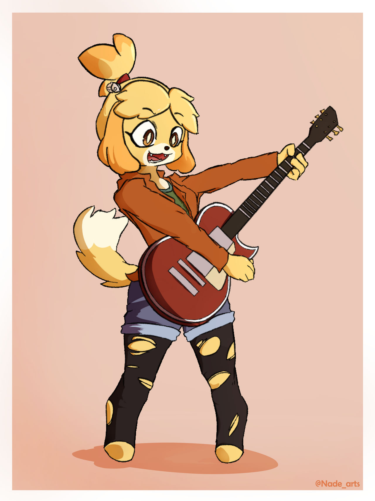 Isabelle the Rock! by NaderuArts on DeviantArt