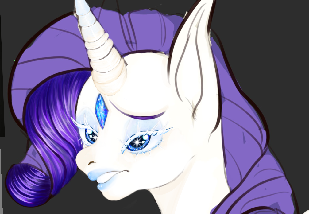 Puffed Rarity Deviantart Rarity by Vexinghub on DeviantArt