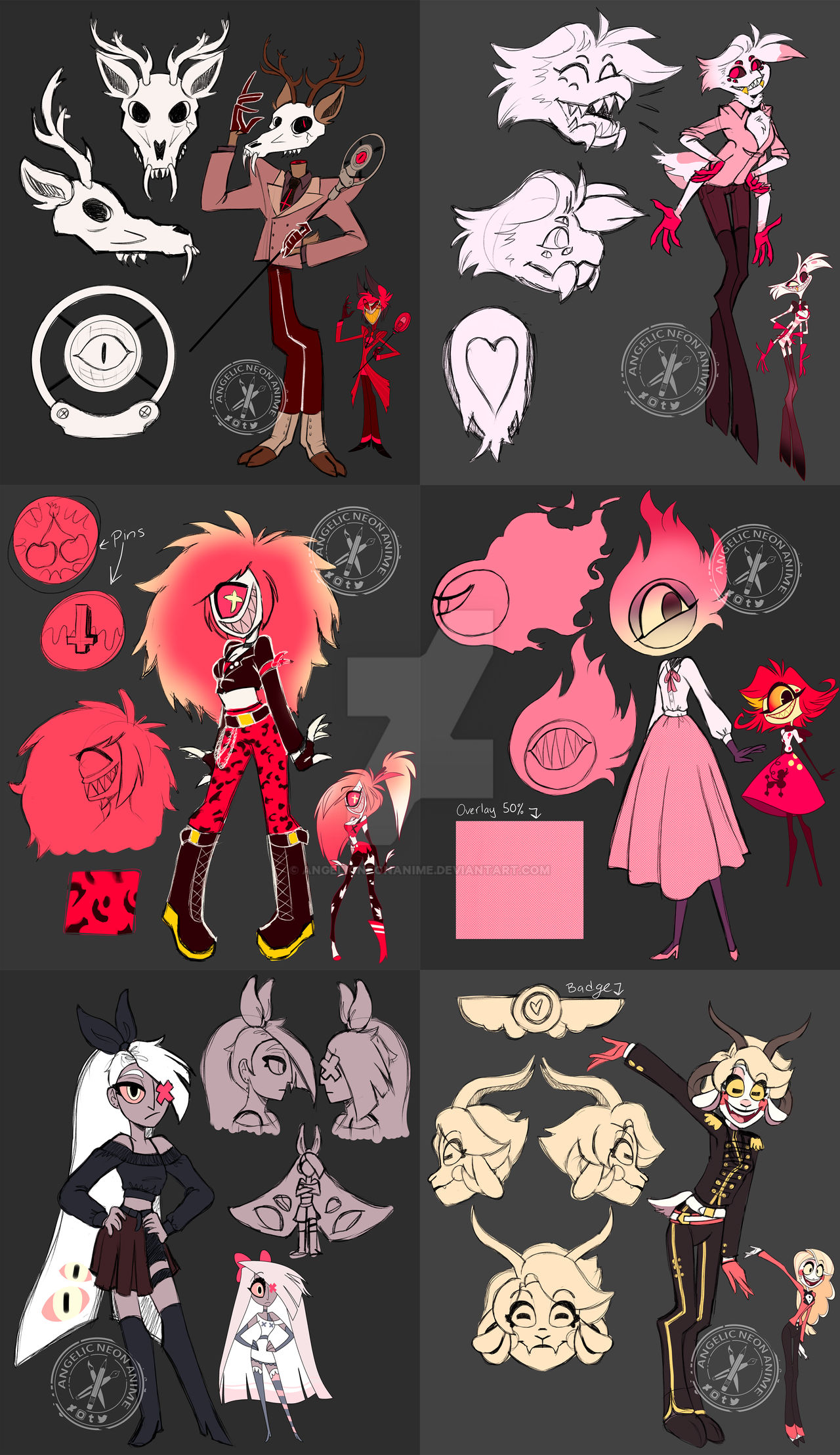 Hazbin Hotel Redesigns by AngelicNeonAnime on DeviantArt