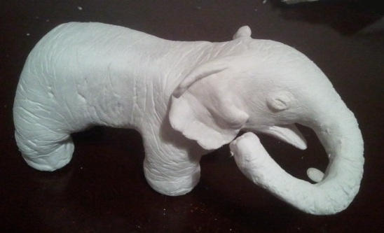 Elephant - beginner sculpture