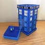 3D Perler Tardis Desk Accessory