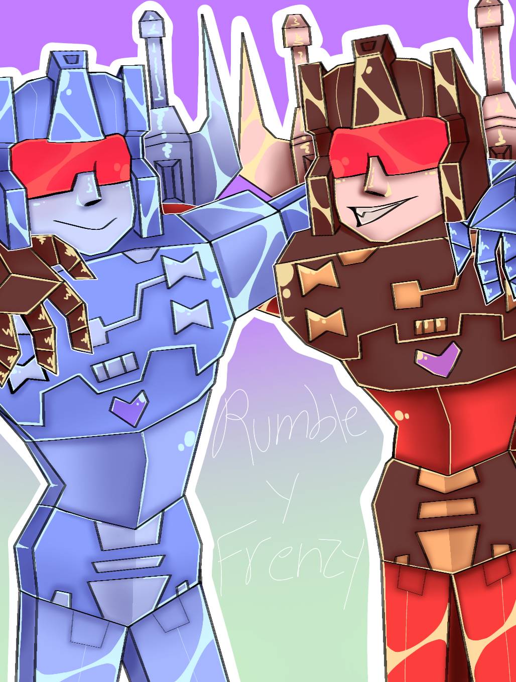 Tfp Rumble Fan Rumble y Frenzy :-) by MacarronConQues0 on DeviantArt