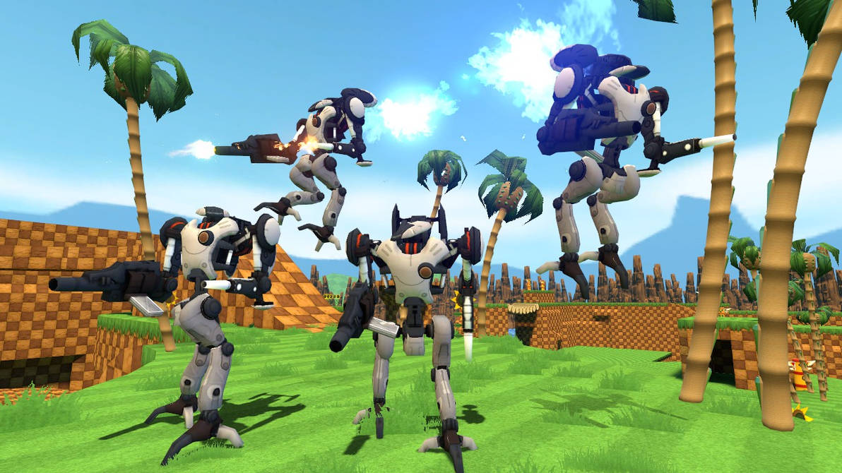 Garry's mod Sonic 06 Egg Gunners by BlueStarKnight on DeviantArt