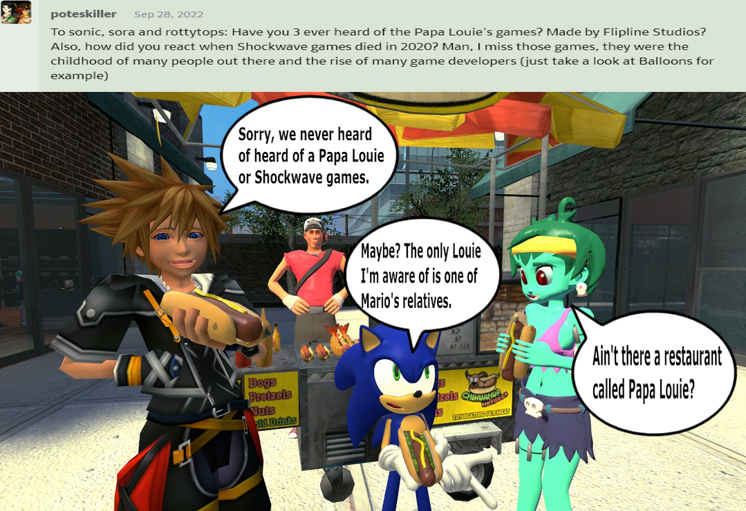 Ask Rotty, Sonic, And Sora Question 131 by BlueStarKnight on DeviantArt