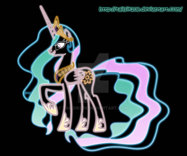 Princess Celestia Neon