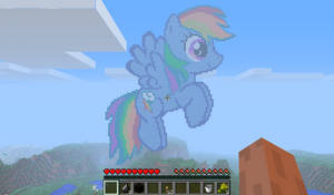 Rainbow dash Minecraft