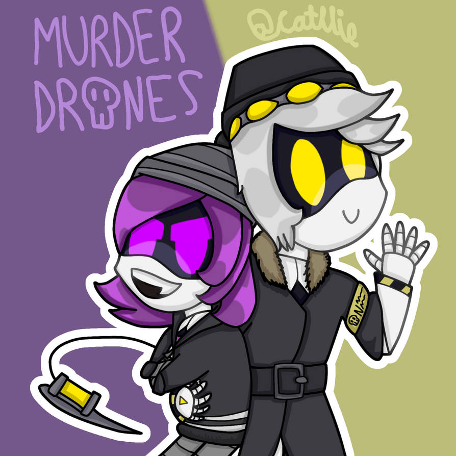 MURDER DRONES N AND UZI FANART By Catlliecatartist On DeviantArt murder-drones-n-and-uzi-fanart-by-catlliecatartist-on-deviantart