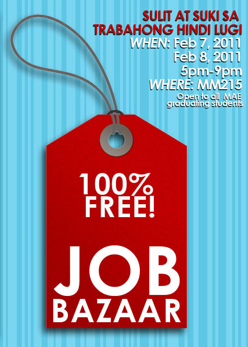 Job Bazaar Poster ver.2 by souperdana on DeviantArt