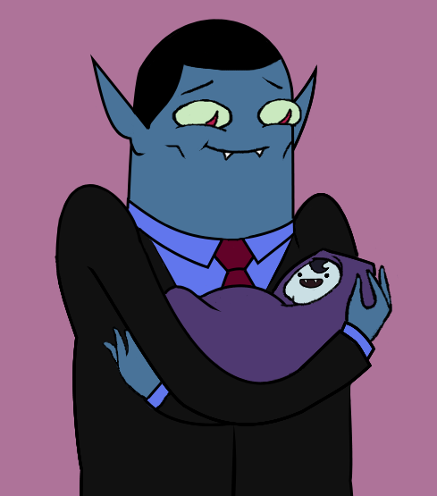 Baby Marceline and Her Daddy