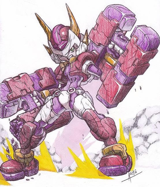 Model Ox Model FX (Megaman ZX) by MikaPastelU on DeviantArt