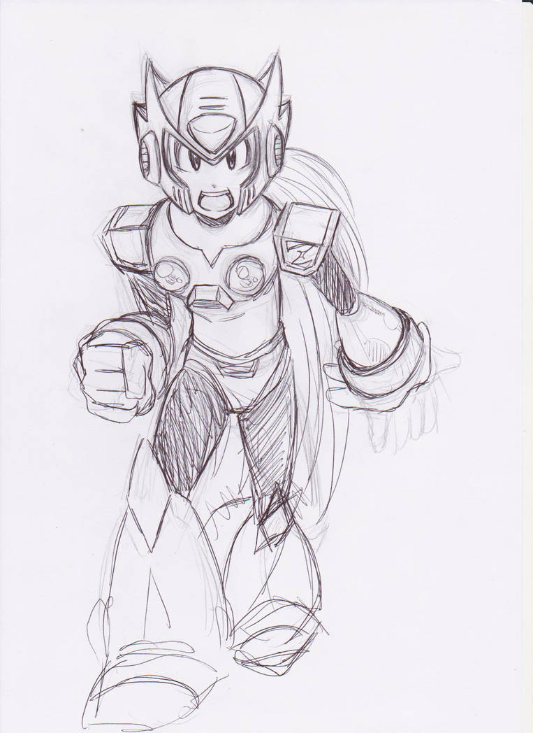 Rockman X4, Zero by MikaPastelU on DeviantArt