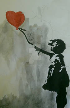 Girl with Balloon - artist study