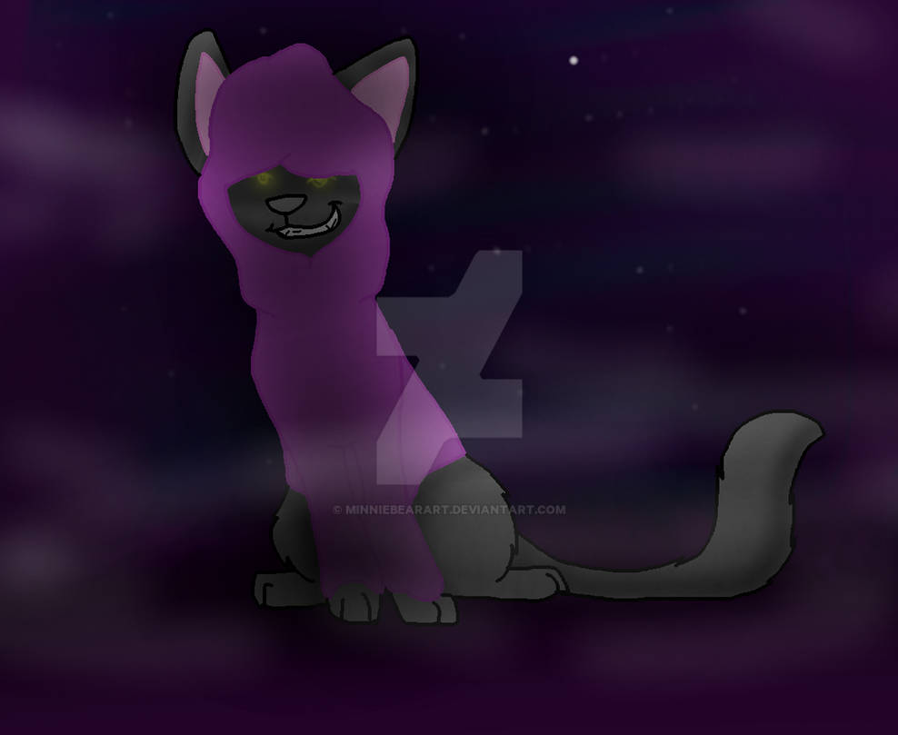 Feghost :{ Feghost as a Cat }: GIFT by MinnieBearArt on DeviantArt