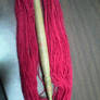 Merino spun on vintage hookless spindle