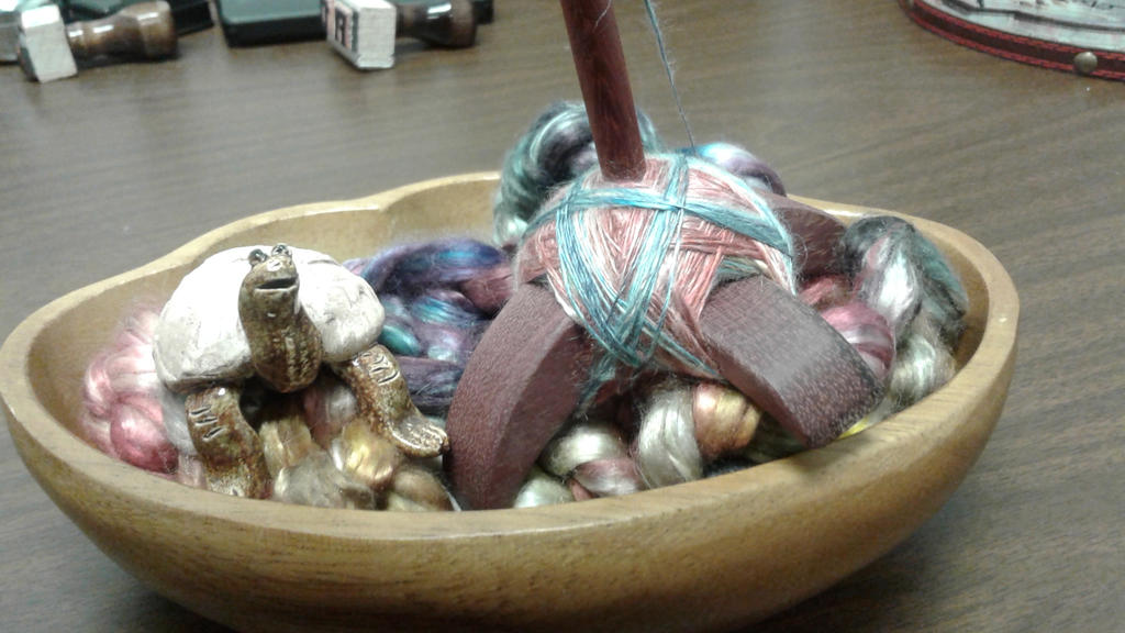 Spinning mulberry silk