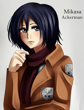 Mikasa Ackerman - speedpaint