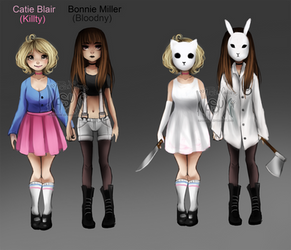 Catie and Bonnie - Original Characters