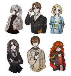 Sketches - Mystic Messenger Genderbender