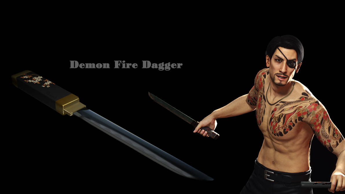 Majima's Demon Fire Dagger by GaniNix on DeviantArt