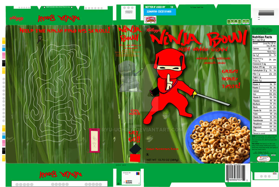Ninja Pocket Rations Ninja Cereal by Ryu-Uchiha on DeviantArt