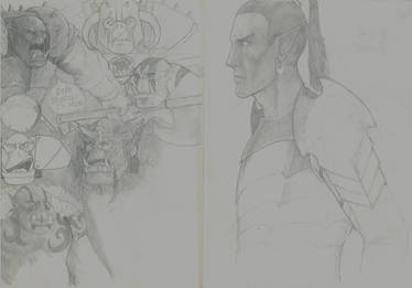 Sketches Inspired By Warhammer!!