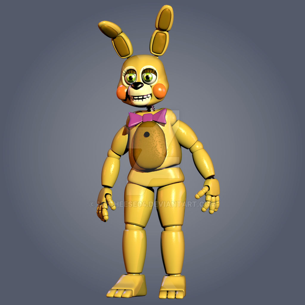 Toy Spring Bonnie (C4D) by MrCheese04 on DeviantArt
