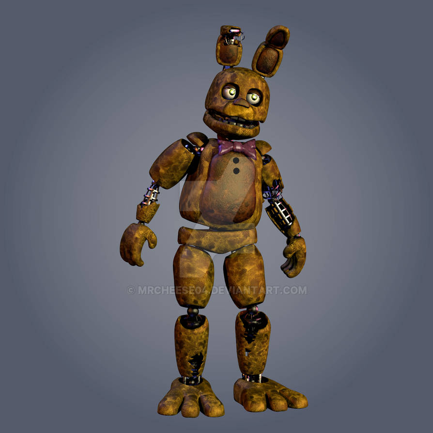 Mutated Spring Bonnie Withered Spring Bonnie (C4D) by MrCheese04 on DeviantArt