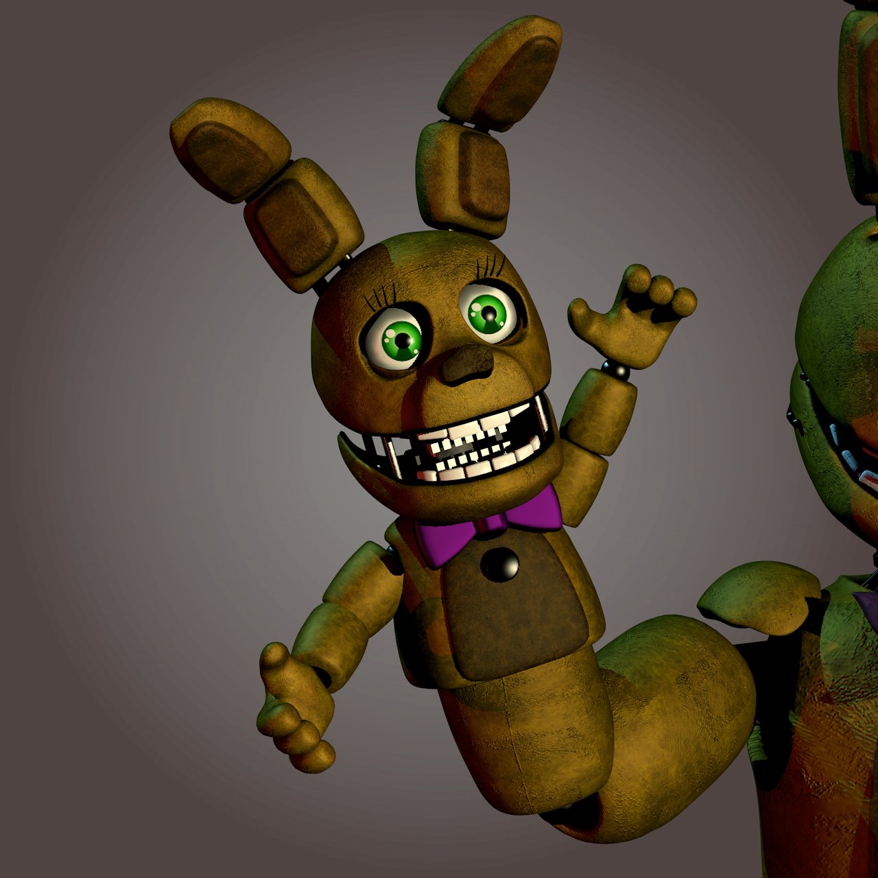 Puppet Spring Fist SpringBonnie Handpuppet (C4D) by MrCheese04 on DeviantArt