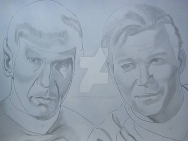 Spock and Kirk WIP I