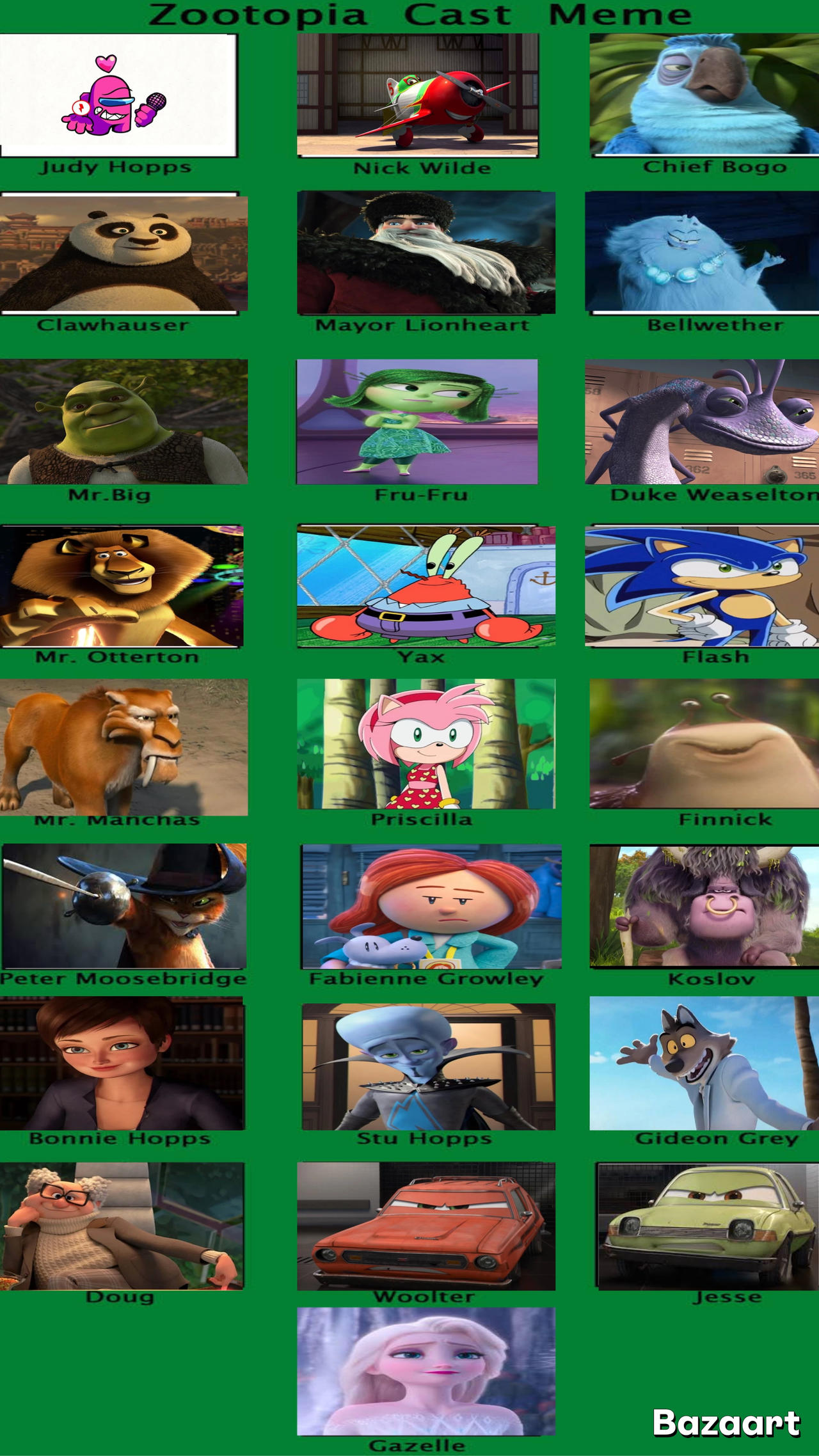 Toontopia Rumi Concert Toontopia Cast Meme by LeopardSeal20 on DeviantArt