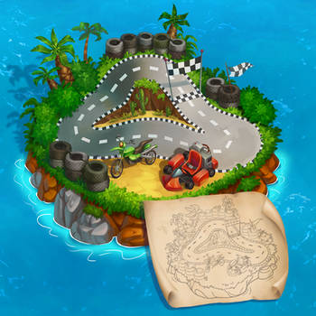Game Art - Islands - Car