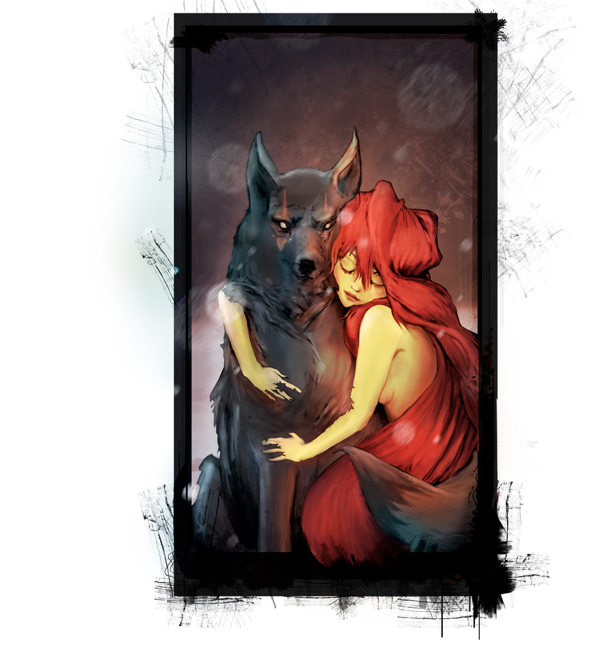 Wolf and Fire (Red riding hood) by Jmc117 Wolf and Fire (Red riding hood) by Jmc117