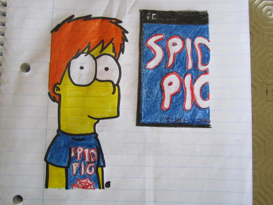 Bart at Spider-Pig premier