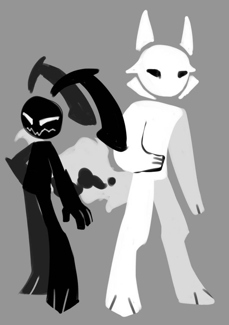 The Rabbit and The Wolf stick vers by BirbMonsta on DeviantArt