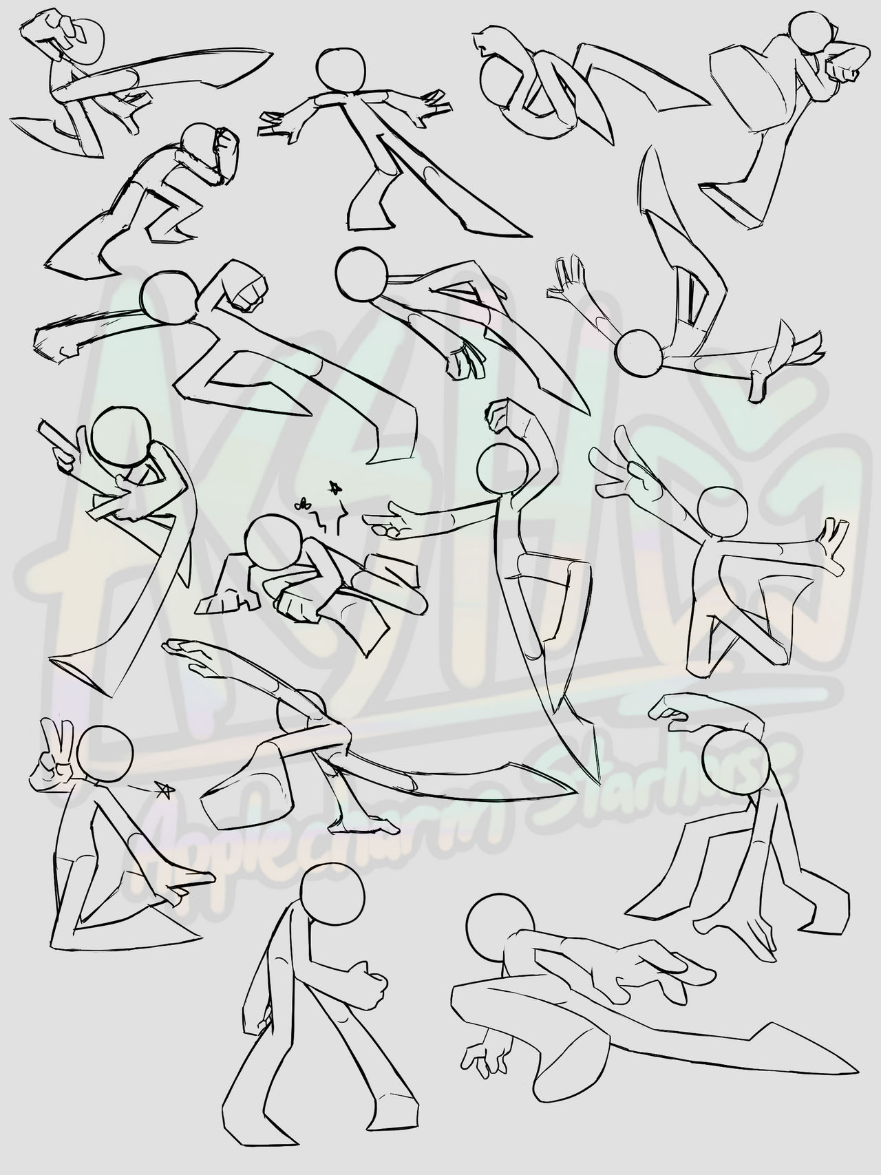 Dynamic Stickman Poses By BirbMonsta On DeviantArt dynamic-stickman-poses-by-birbmonsta-on-deviantart