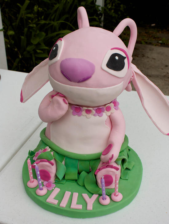 Pink Stitch Angel Cake By Atomikjen On Deviantart Pink Stitch Angel Cake By Atomikjen On Deviantart