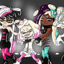 Squid sisters and off the hook (redraw)