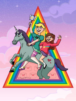 Star Butterfly and Mabel Pines
