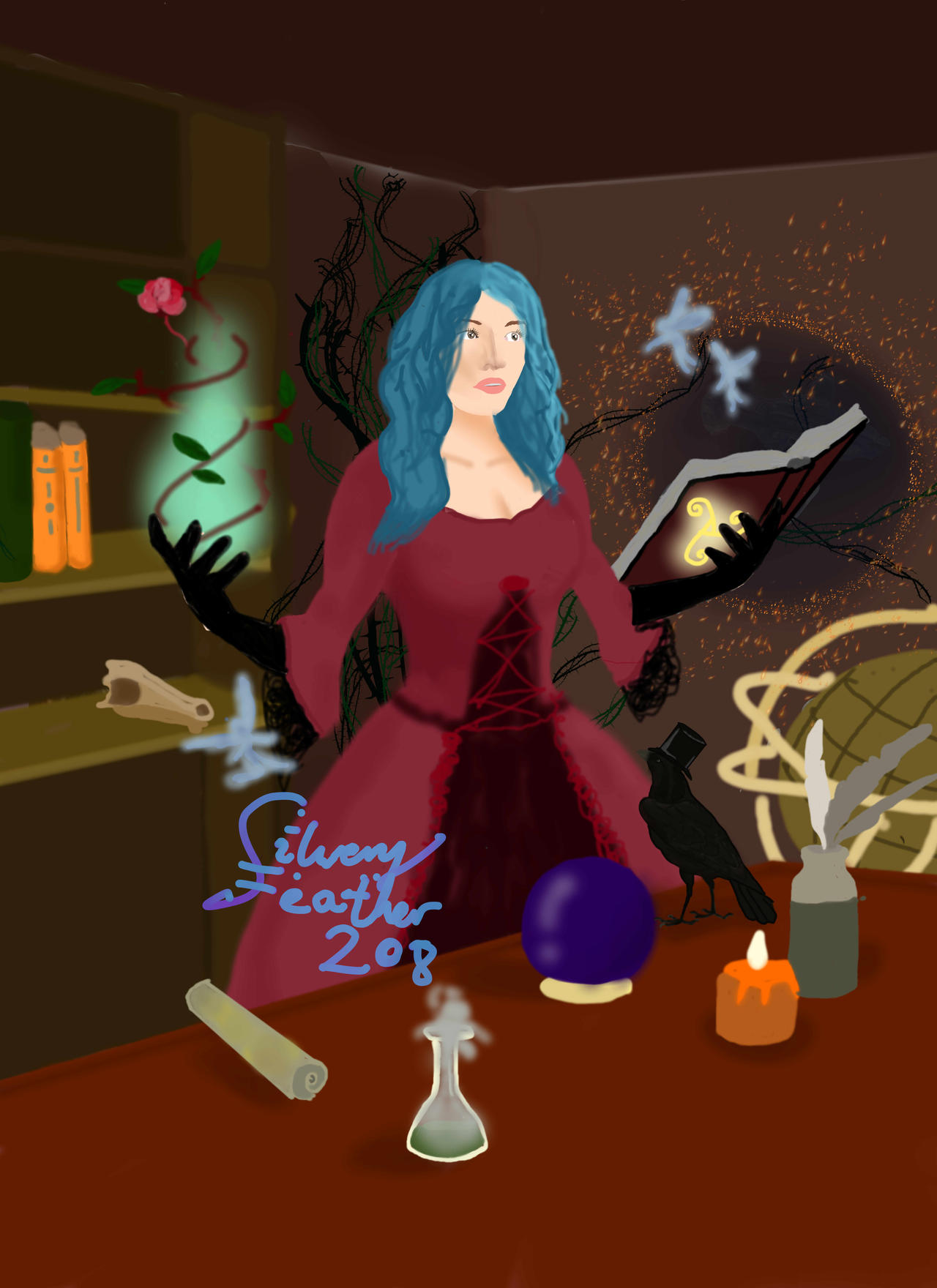 The Five Roses of Alchemy by silveryfeather208 on DeviantArt