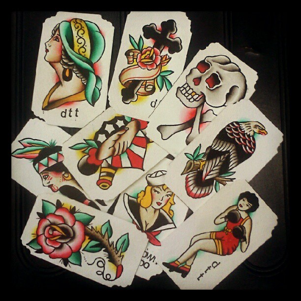 Hand Painted Cards