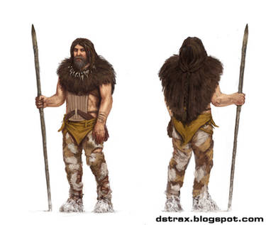 caveman bear hunter